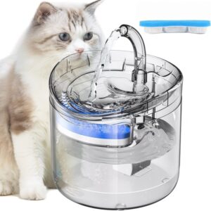 Fonte de Água para Gatos e Cachorros Transparente