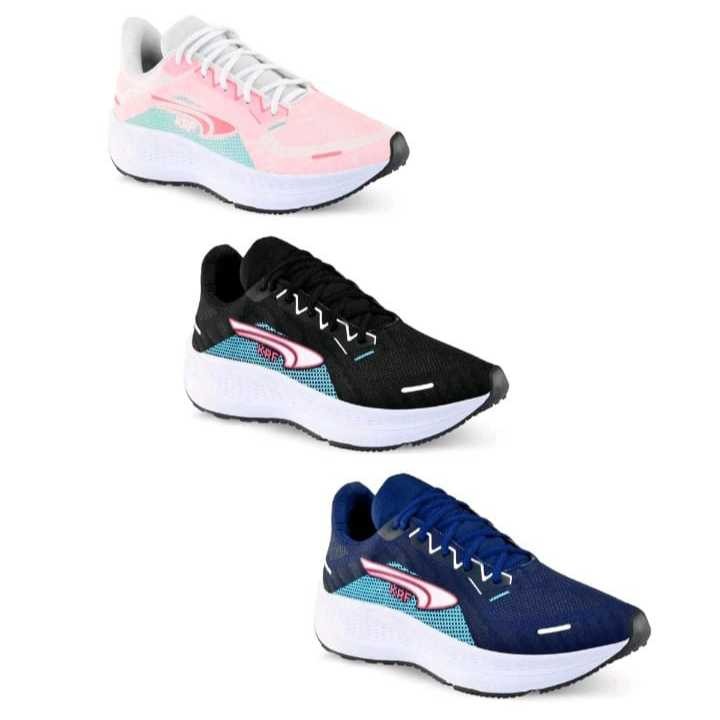 Kit com 3 Tênis Esportivos Unissex para Corrida, Caminhada e Academia