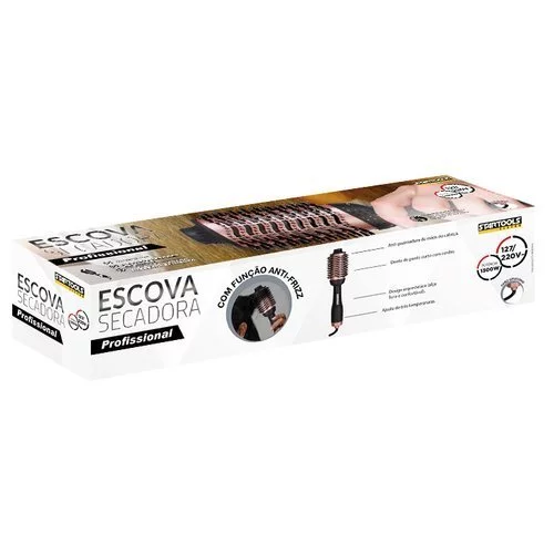 Escova Secadora 1300W Bivolt Profissional Modeladora
