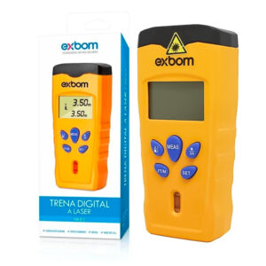 Trena Digital a Laser [18 Metros]Trena Digital A Laser Com Nível 18 Metros Nível Trena Digital Laser Display LCD Trena